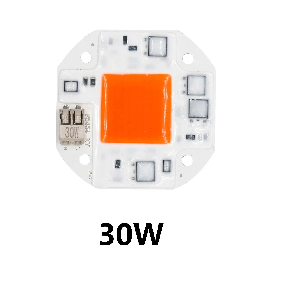СИД COB чип свет Высокое качество 20 Вт 30 50 AC110V 220V SMD умная лампочка с ИС лампа