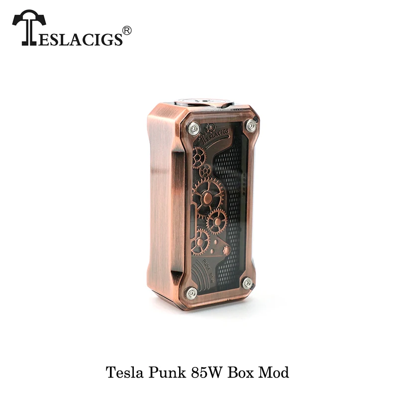 Teslacigs Tesla PUNK 85 Вт KA/TC/TCR коробка мод электронные сигареты питание от 18650 батареи Vape