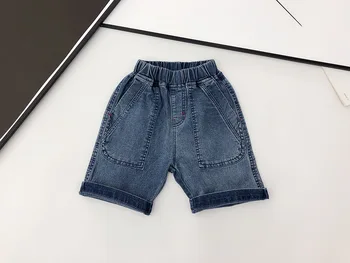 

Baby Boy Shorts Casual Elastic Waist Toddler Kids Pants Summer 2019 2 3 4 5 6 Years Boys Denim Pants Kids Jeans Child Shorts