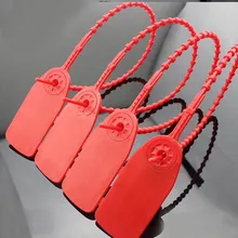 20 штук одноразовые пластиковые уплотнения с замочком с ключом кабеля 310 мм Тип Шва для контейнер логистики уплотнения