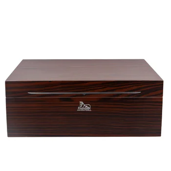 

2018 new type Luxury Cedar Wood Cigar Humidor Pretty Storage Box with Lock Humidifier Hygrometer goood quality