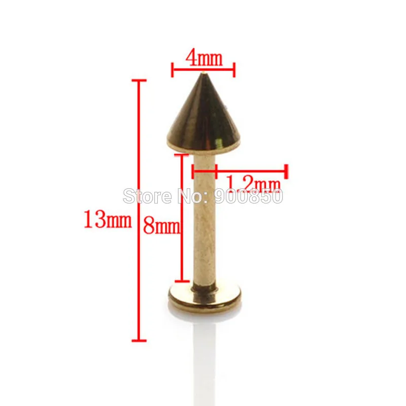 Wholesale 5PCS Spike Piercing Labret Lip Tragus Ear Accessories For Women Men Punk Stylish Casual Ear Studs Body Jewelry