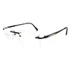 Gmei Optical S8313 Rimless Eyeglasses Frame for men Rimless Eyewear Glasses ► Photo 2/6