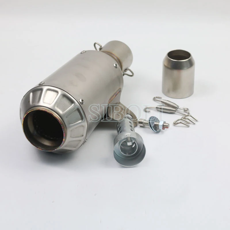 

Motorcycle Exhaust Pipe Universal dirt bike exhaust escape Modified Scooter akrapovic Exhaust Muffle CBR250R R1 R3 R6 ER6N