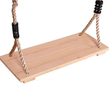 Swinging hanging wooden hammock chair for kids capacity for 150kgs indoor outdoor adult swing chair birch wood