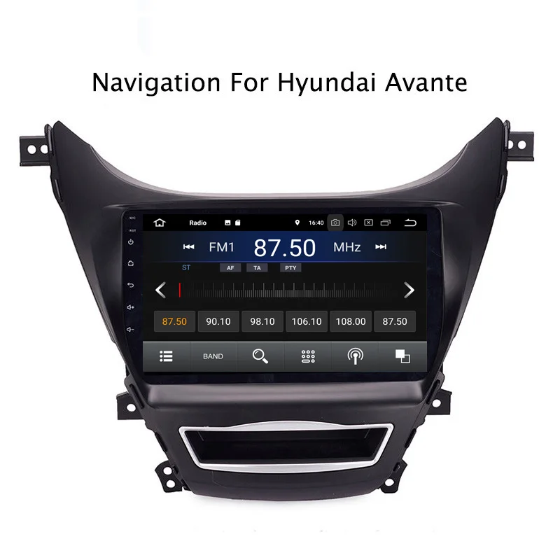 Clearance 9" 2G RAM 16G ROM Android 8.1 Car DVD Multimedia Player For Hyundai Elantra/Avante 2012-2014 GPS Navigation Radio Stereo Audio 1