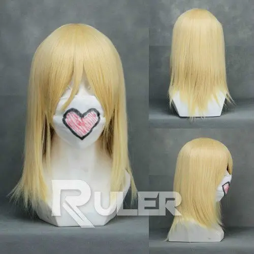 

free shipping Hetalia Axis Powers Felix Lukasiewicz /Kingdom Hearts Namine Cosplay Wig