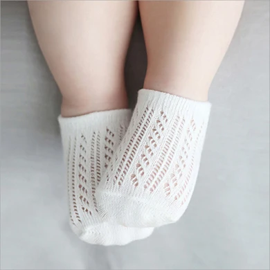 1 пара хлопковые носки с рисунком для малышей повседневные носки для новорожденных мальчиков и девочек короткие нескользящие эластичные носки для новорожденных - Цвет: LS01