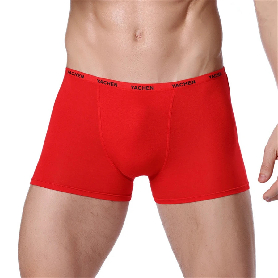 

Men's Modal Underwear Boxer Trunks Cotton High Quality Men Underwear Shorts Brand Gay Penis Pouch Man Boxers Home Sleepwear