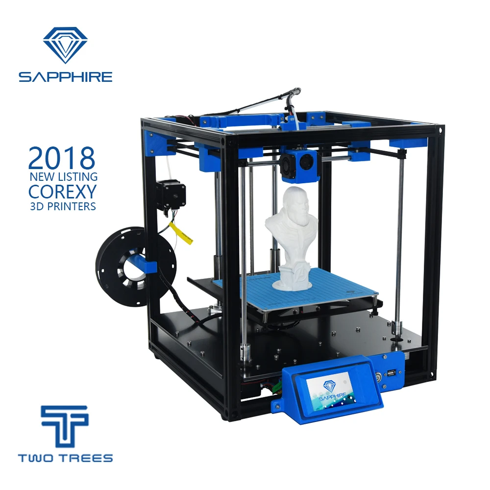 

TWO TREES 3D Printer High-precision Sapphire Aluminium Profile Frame 3d Print DIY Kit Area CoreXY System Big Area