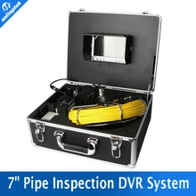 Sony 650TVL 20M Cable 7 inch TFT LCD monitor Aluminum Case Inspection Camera System Built in DVR Borescope Pipe Sewer Camera