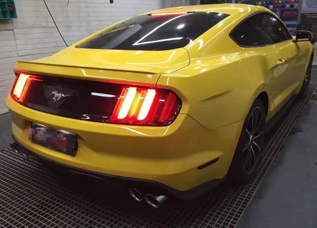Высокое качество ABS Материал заднего крыла багажник спойлер стиль для ford mustang грунтовка из лакокрасочного покрытия