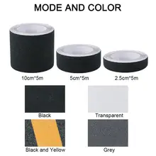 1 шт. ПВХ матовый поверхность Противоскользящая Лента светящаяся в темноте сцепление Тяговая лента абразивная ступень лестницы шаг защитная лента 5 см* 5 м 5 см* 3 м