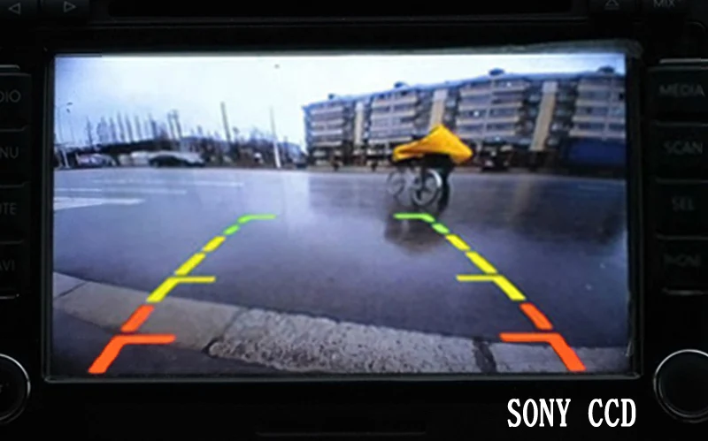 FUWAYDA беспроводной SONY CCD чип сенсор автомобиля заднего вида парковочное зеркало изображения камера для Mercedes-Benz SMART с направляющей линии HD