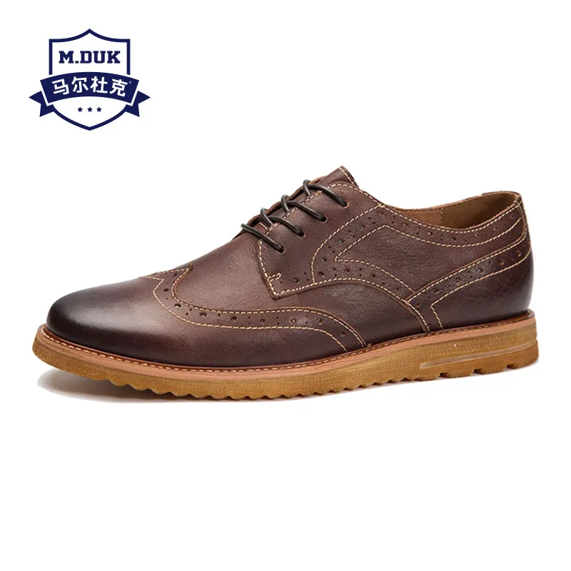 

Genuine Leather men's casual shoes Bullock British retro all-match cowhide breathable sneaker fashion men Leisure shoes male