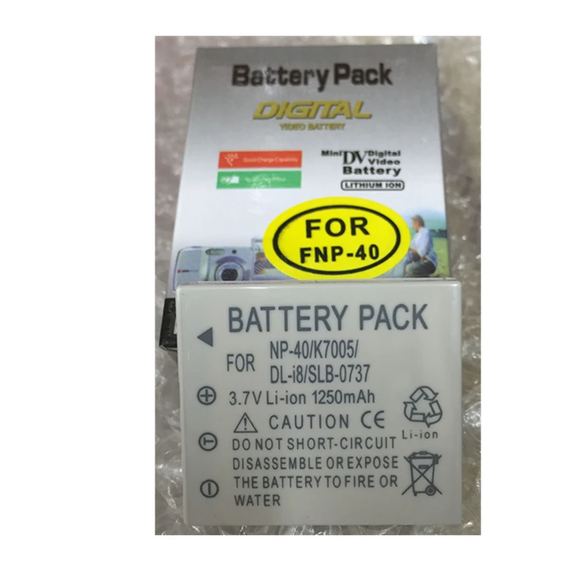 

NP-40 NP40 lithium batteries NP 40 Digital camera battery For Fujifilm NP-40 for SAMSUNG KLIC-7005 DB-L60 SLB-0737 D-LI8 D-LI85