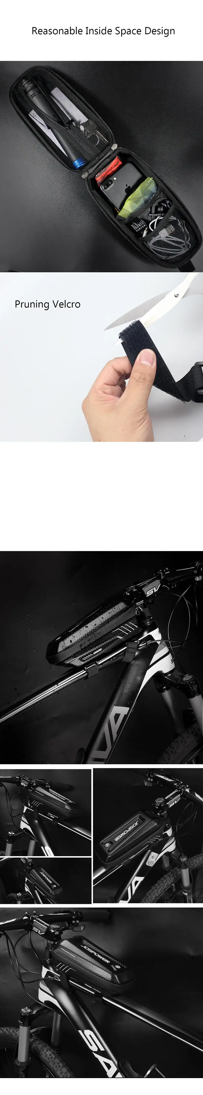 Cheap JOSPOWER Waterproof Bike Front Frame Top Tube Bag Repair Tool Bag Cycling MTB Road Hard Shell Shockproof Bicycle Rear Tail Bag 7 Cheap JOSPOWER Waterproof Bike Front Frame Top Tube Bag Repair Tool Bag Cycling MTB Road Hard Shell Shockproof Bicycle Rear Tail Bag 7