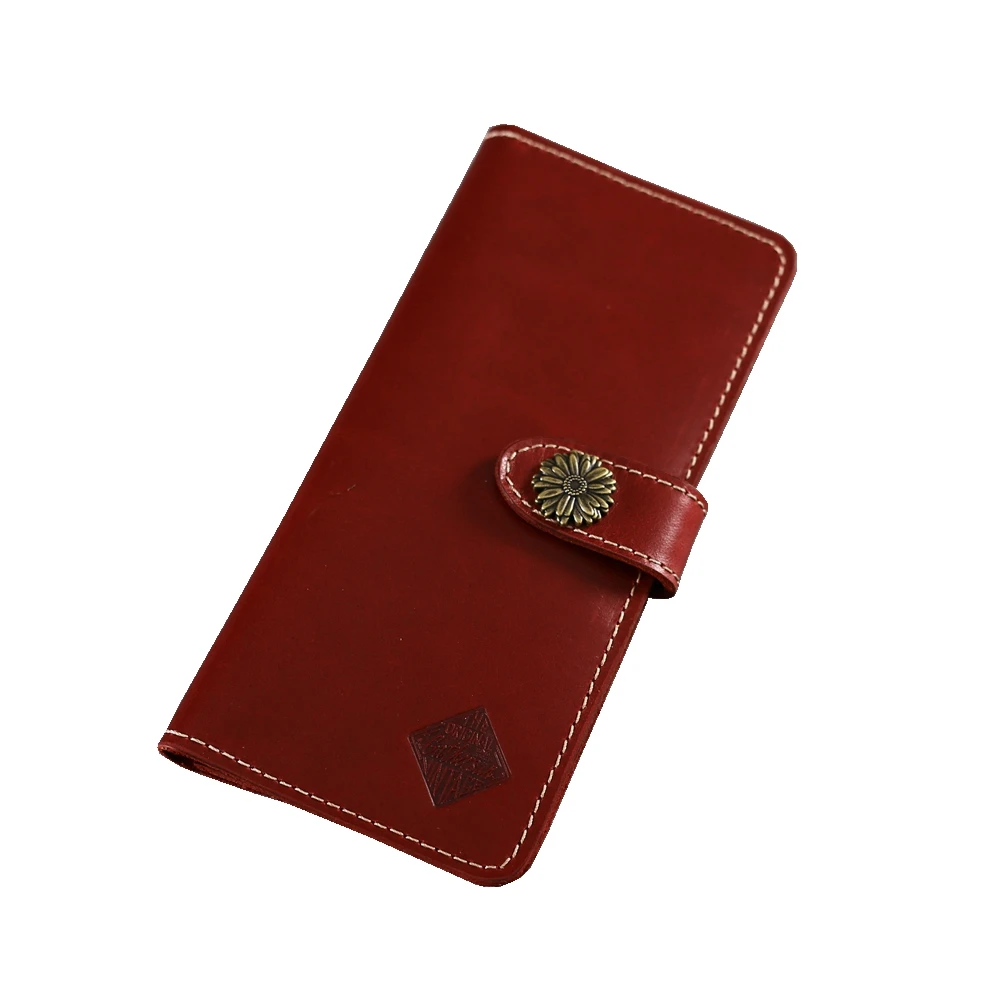 

Gathersun Long Wallet Women Real Leather Ladies Bifold Multi Card Holder Purse with Coin Pocket for Woman Leather Wallet Long