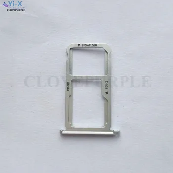 

10PCS/Lot Gold/Silver New Nano SIM Card Tray Micro SD Card Holder Slot Adapter Parts For Huawei Honor 6X
