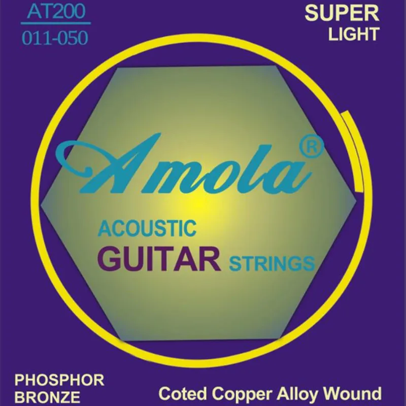 Original Amola AT200 011 050 Acoustic guitar strings for acoustic