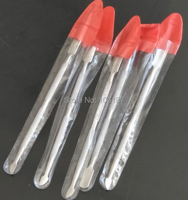 

5Pcs Stainless Steel 2 Way Cuticle Nail File Push Spoon Pusher Remover Manicure Pedicure Tool Dropshipping
