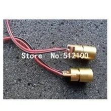 50 шт., 5 мВт, 5 В, лазерная головка, точечные медные полупроводниковые лазерные трубки, 6 мм, наружный диаметр волны: 650 нм