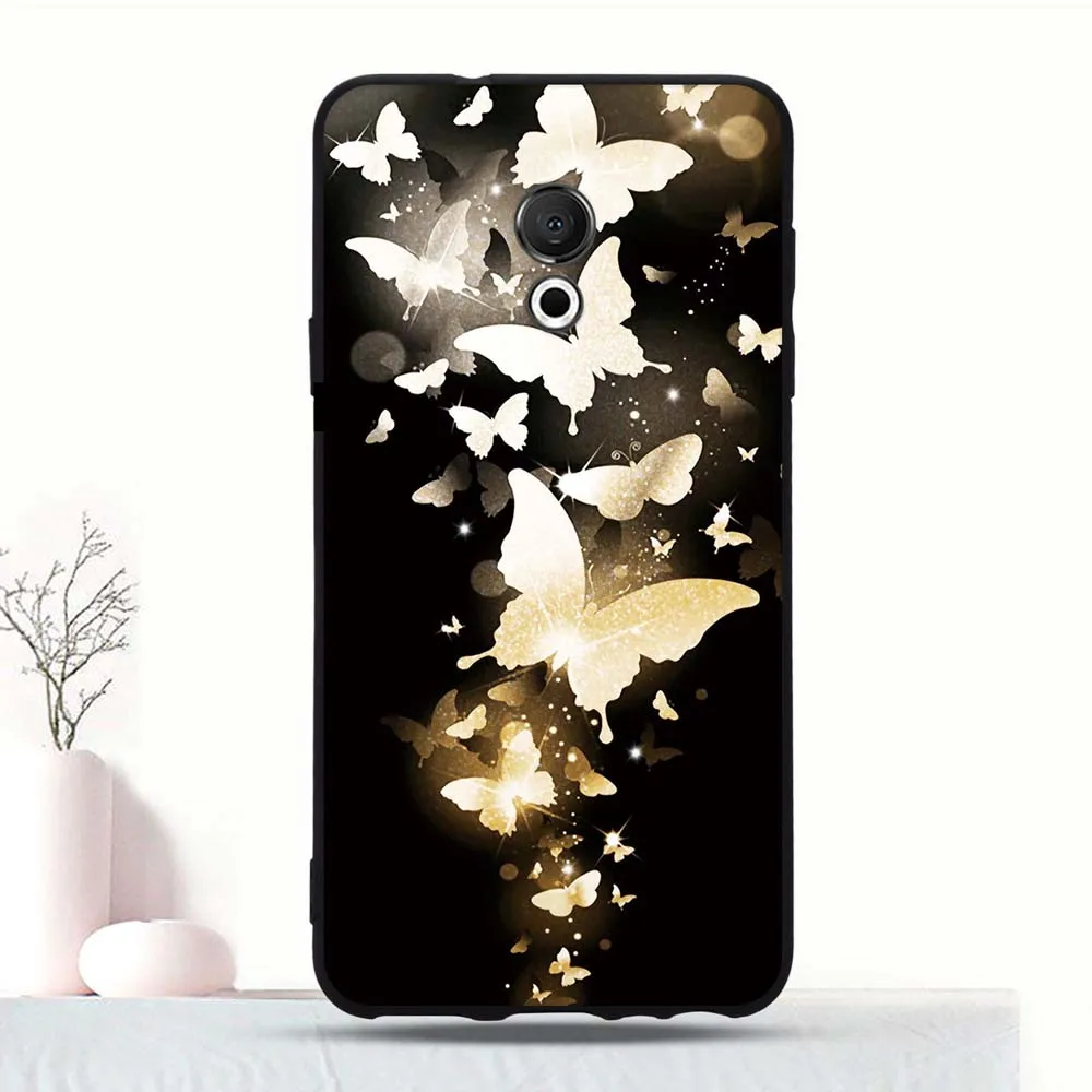 Case For Meizu 15 Lite Silicone Pattern Printed Case For Meizu M15 TPU Back Protective Cover For Meizu 15 Lite Case 5.46" Coque 