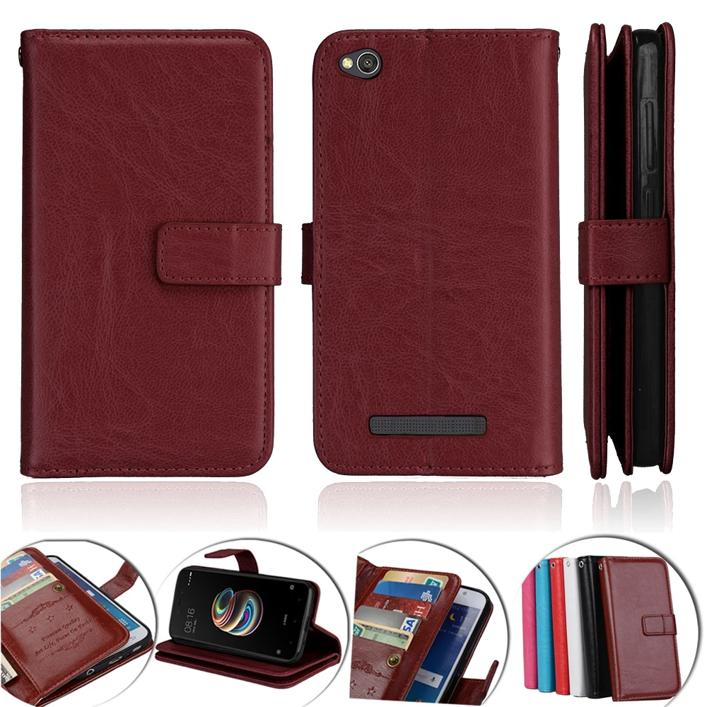 

For Xiaomi Redmi 4A Case Leather Silicone stand holder Coque Flip Cover For Xiaomi Redmi 4 A Cover Capa For Redmi 4A Phone Case