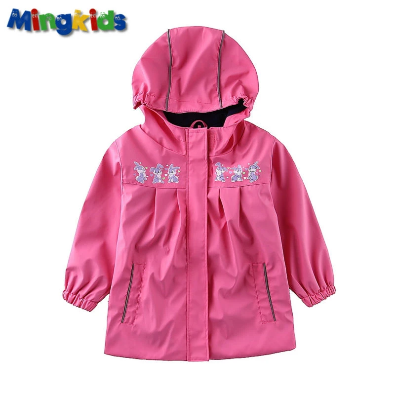 baby pink rain jacket