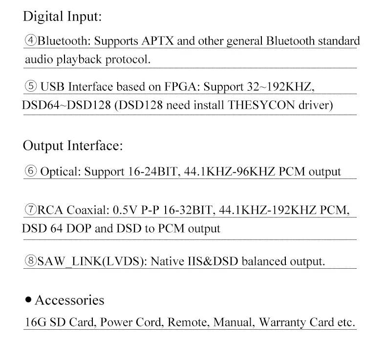 Soundaware D280 Hifi Доступная сеть цифровой транспорт фемто-часы Высокая производительность источник звука FPGA музыкальный плеер DSD PCM
