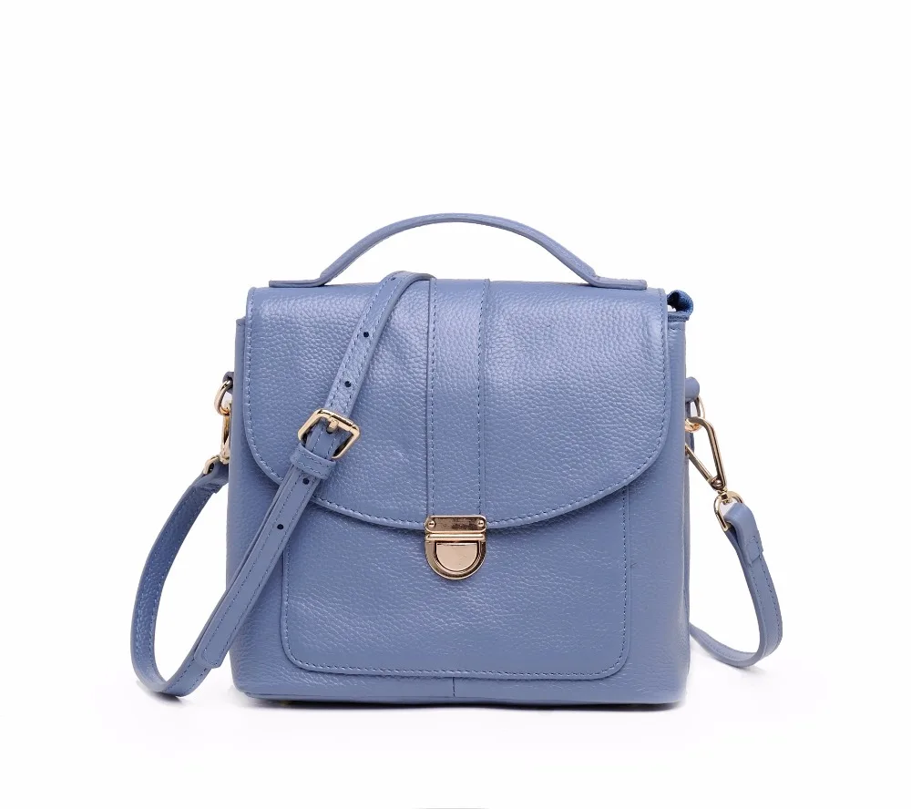 

2019 Genuine Leather Women Messenger Bags Crossbody Bags High Quality Fashion Female Shoulder Bags Women Handbags Tote Bag HB30