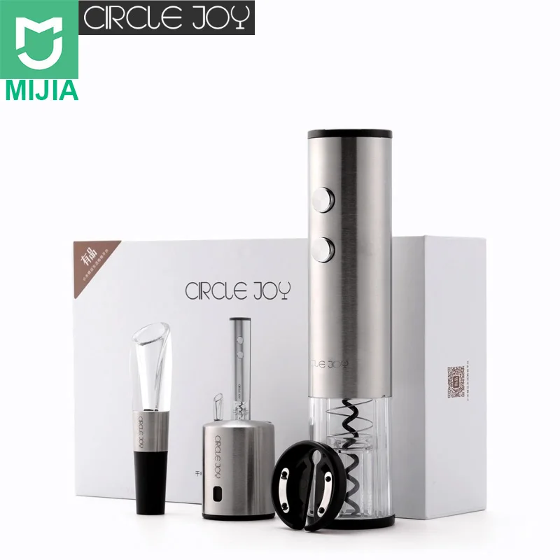 

Xiaomi Circle Joy Electric Bottle Opener 4-in-1 Gift Box Set 304 Stainless Steel Packaging Gift Suitable For Family Gatherings
