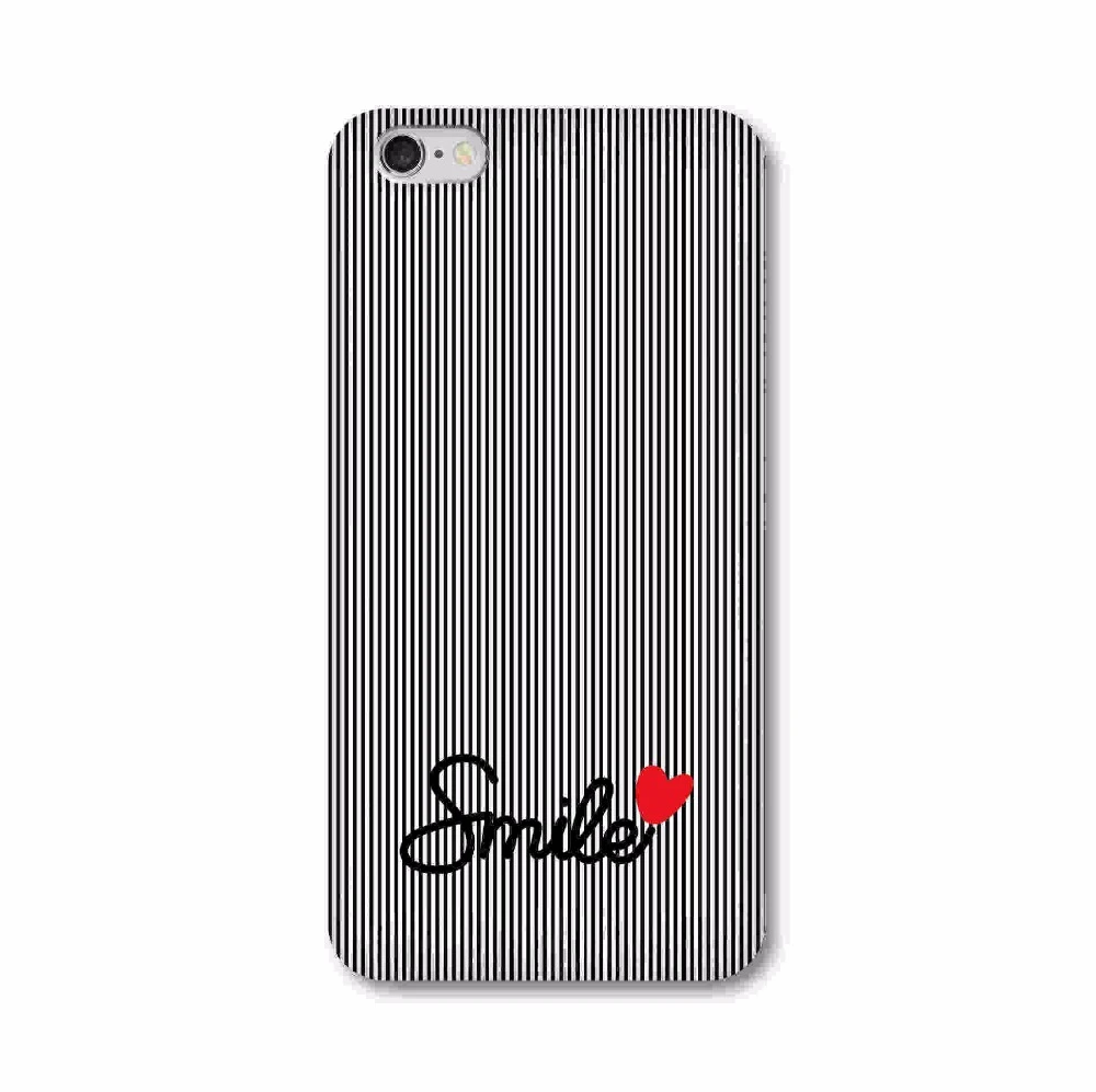 For Apple Iphone 7 Plus 6 6s 6 Plus 6s Plus 5 5s 5c Simple Line Smile Love Black Matte Case Hard Case Fashion Cute Couple Style 6s Plus Couple Cutefor Iphone Aliexpress