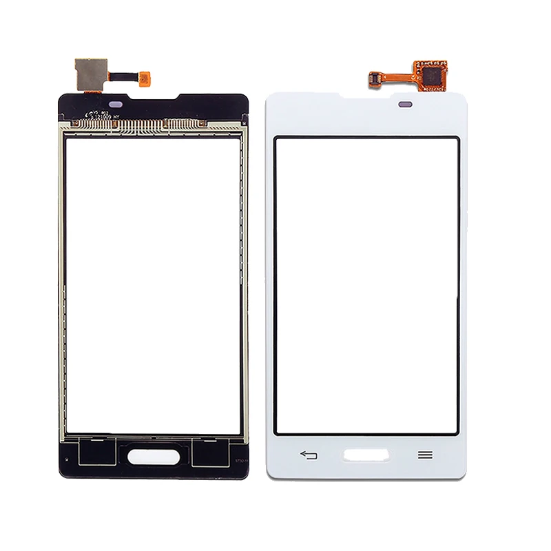 High Quality 3.2&quot For LG Optimus L5 II E460 E450 and L5X DUAL E455 Touch Screen Digitizer Sensor Outer Glass Lens Panel+Tracking |