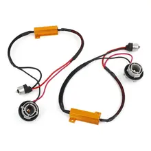2 Pcs 1156 CONDUZIU a Luz do Canbus 50 W 8Ohm Carga Resistor Canceller Decoder