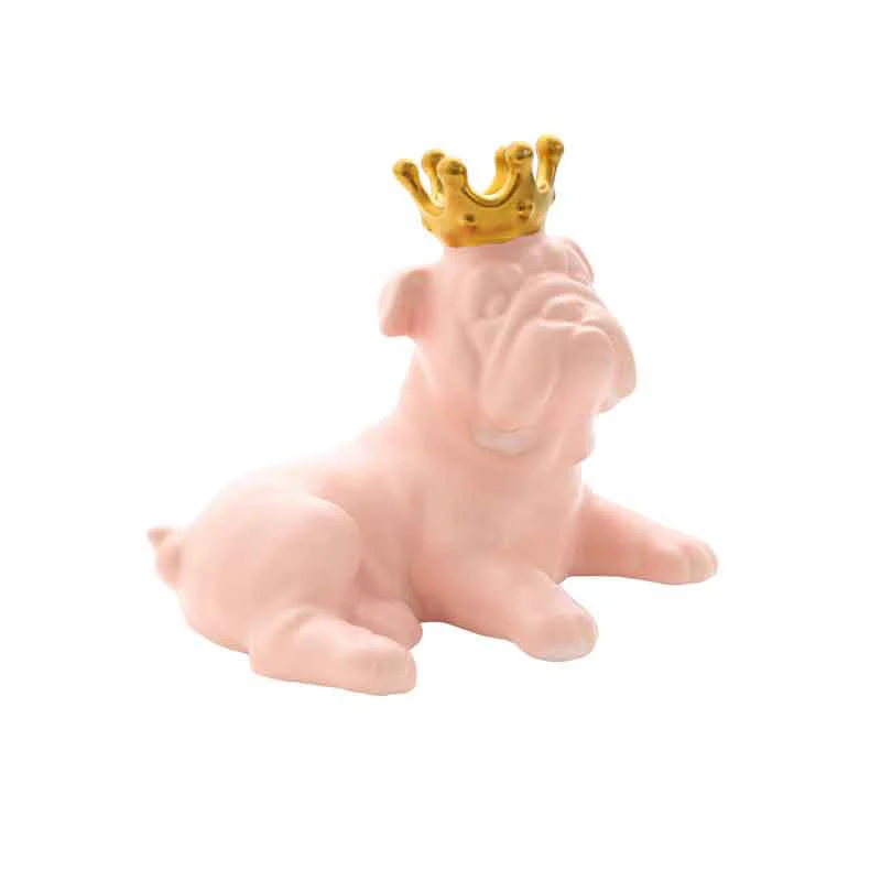 

Nordic Macaron Color French Bulldog Ceramic Figurines Collectibles For Home Decor Weddings Centerpieces Porcelain Animal Statues