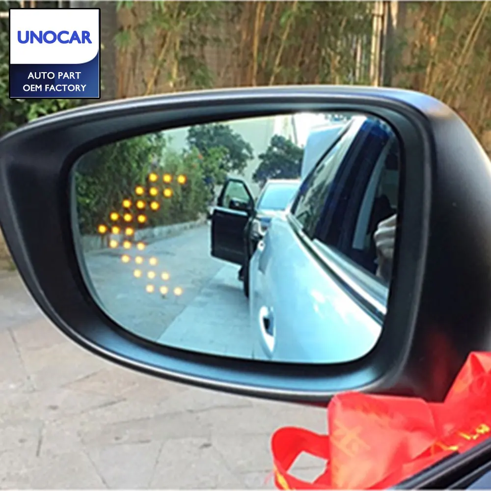 2Pcs New Power Heated Blue Wide Angle Sight Side Rear View Mirror