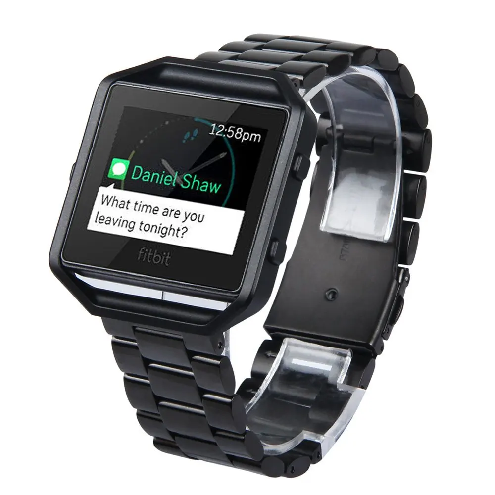 Prix pour V-MORO Stailess Acier Montre Bande Avec Maison à Ossature Métallique 2 en 1 Remplacement Bracelet pour Fitbit Blaze de Remise En Forme Intelligente Prix pour V-MORO Stailess Acier Montre Bande Avec Maison à Ossature Métallique 2 en 1 Remplacement Bracelet pour Fitbit Blaze de Remise En Forme Intelligente