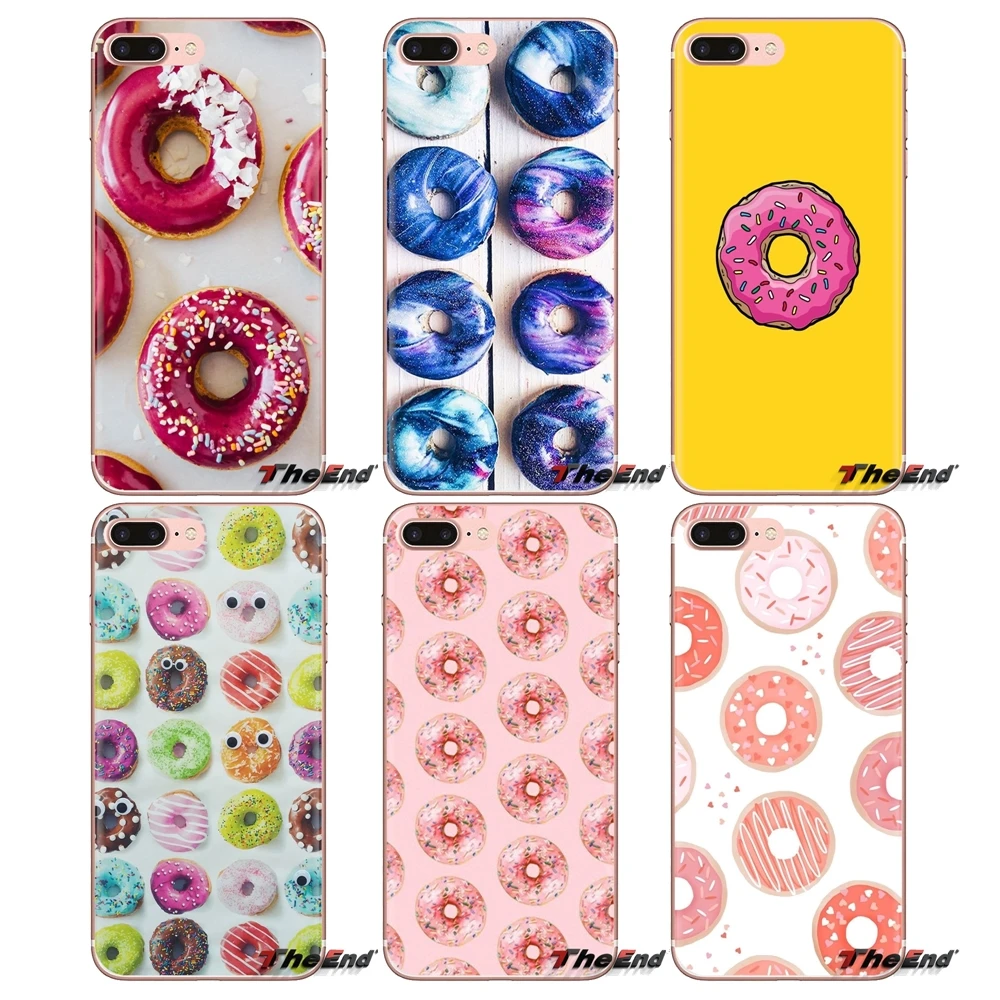 Прозрачные мягкие чехлы пончики для Huawei G7 G8 P7 P8 P9 P10 P20 P30 Lite Mini Pro P Smart Plus 2017 2018 2019 |