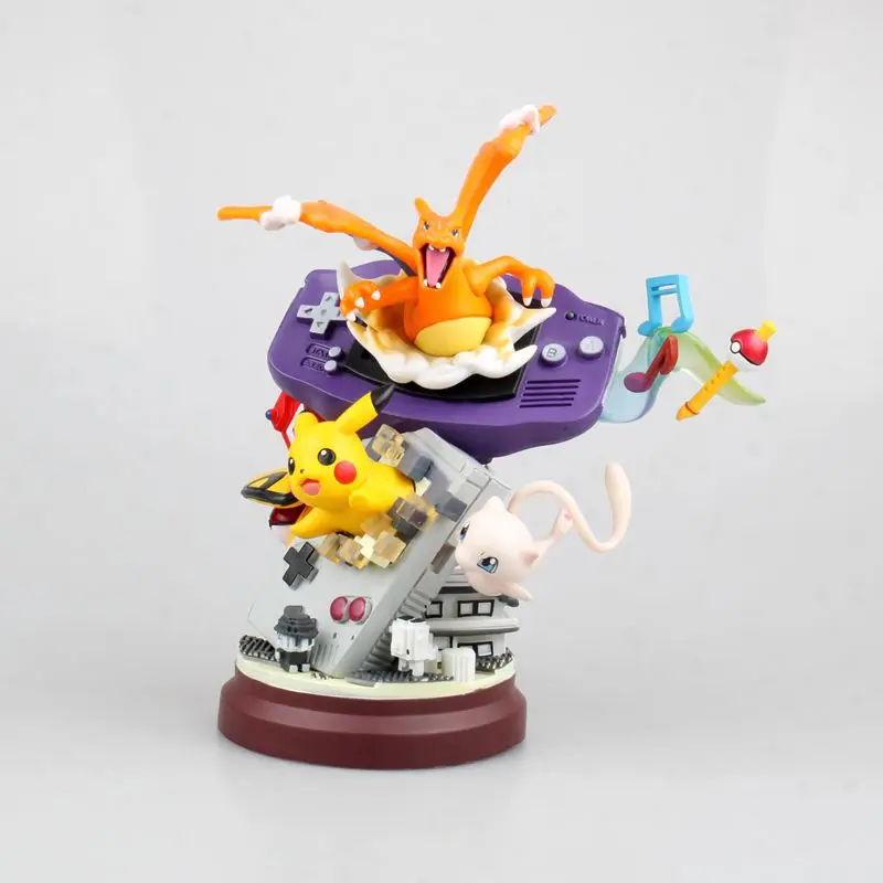 19 см аниме Pika Mewtwo Charizard фигурка модель игрушки милые Покемоны фигурка игрушки сказочные украшения комнаты игрушки для детей