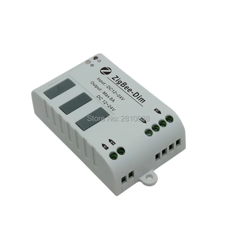 

10pcs/lot ZigBee Single color led controller DC12-24V WiFi Sub controller 50M transmission 2.4G led dimmer display controller