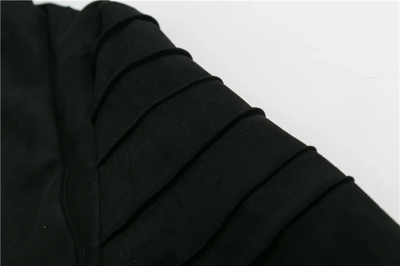 BONGOR LUSS  2018 Autumn Winter Outwear Suede Leather Jacket Casual Zipper Long Open Coat Women Basic Jacket Streetwear  (19)