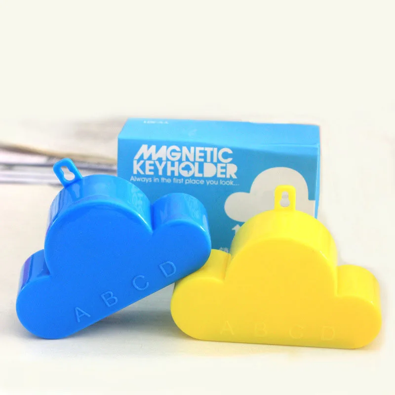 

1pcs Creative Home Key Rack Magnets Cloud Shape Wall Shelf Hanging Magnetic Key Holder Home Key Storage Storage wall shelf