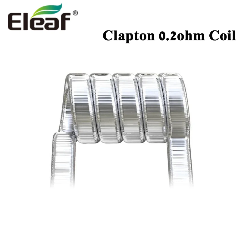 10 шт./кор. оригинальный Eleaf Клэптон 0.2ohm катушки NiCr подходит для электронной