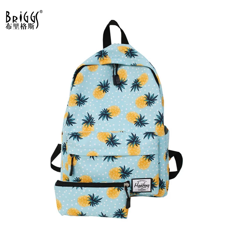 

BRIGGS Waterproof Nylon Women Backpacks Female Rucksack School Backpack For Teenage Girls Fashion Travel Bag Mochilas