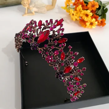 

new styles Bridal ornaments classic Baroque European full crown birthday show head ornaments