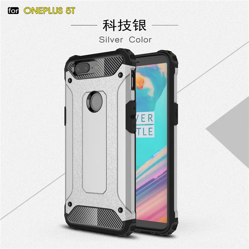 MLLSE Strong Hybrid Tough Shockproof Armor Phone Back Case For OnePlus 5 A5000 1+5T A5010 Hard Rugged Impact Cover Fundas Coque (1)