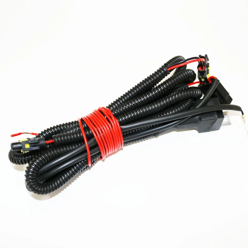 Fog lamp wiring harness fog light wiring harness fog light wiring kit For VW New Polo Golf Jetta MK5 MK6 Skoda Octavia Fog Light Lamp Wires Harness Cable With Fuse Car Accessories
