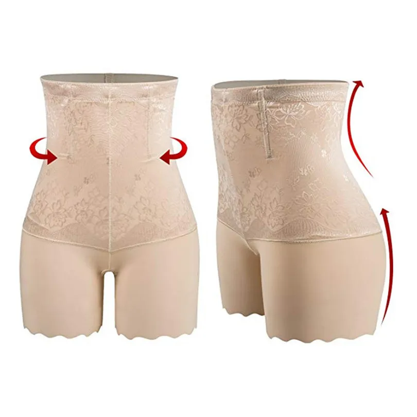 New Women High Waist Control Briefs Safety Pants Shapewear Panty Body Shaper Slim Tummy Underwear #E19 (9)