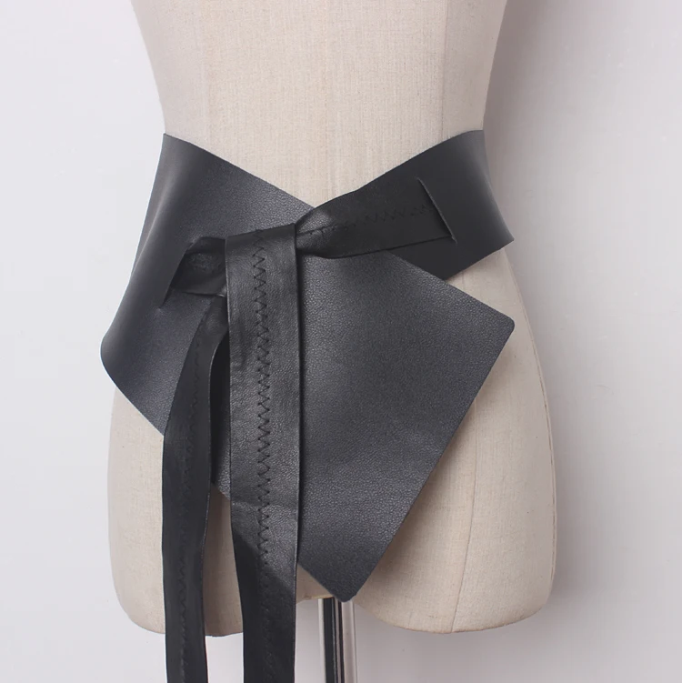 

Irregular 2017 Hong Kong Wind Tide Brand Personality Runway Lace Straps Street Fashion Belt Female Wide Cummerbund